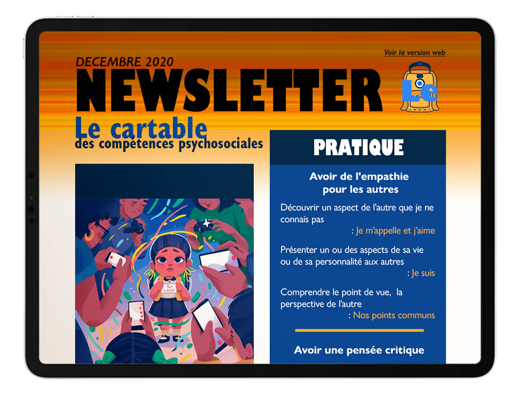 Projet Le cartable